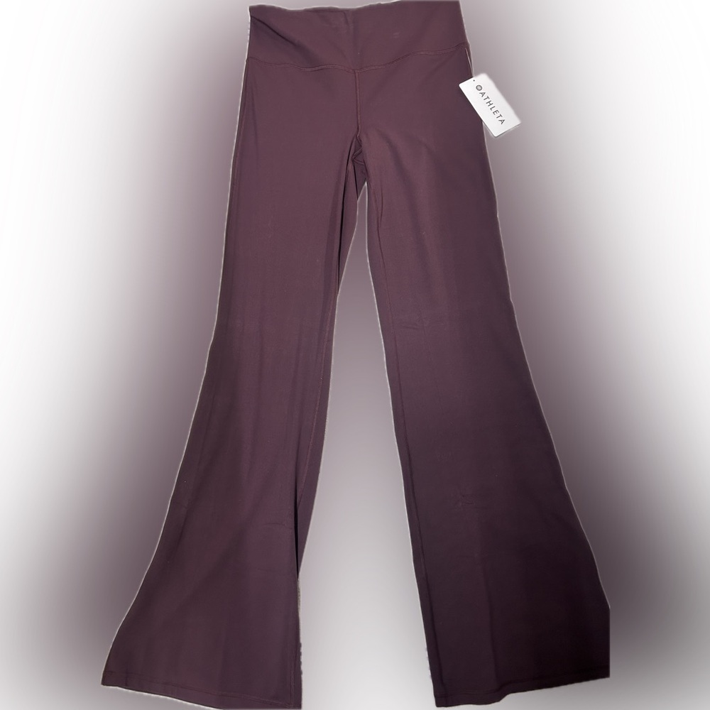 Athleta Elation Flare Pant spiced Cabernet NWT